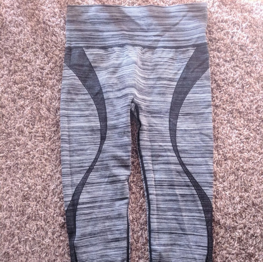 Seemless workout capri legging